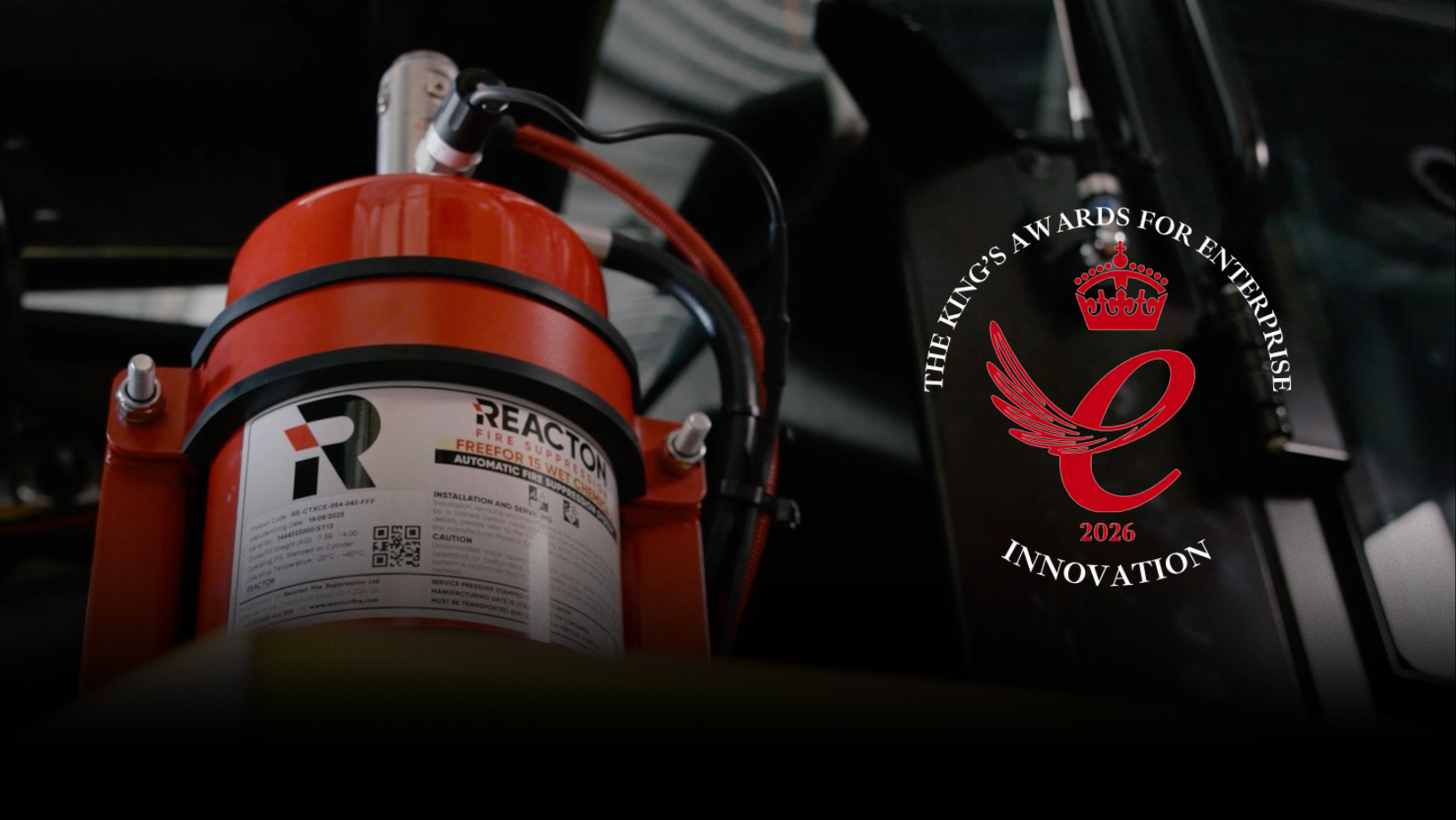 Tabra Partner ‘Reacton Fire Suppression’ Wins Prestigious King’s Award for Enterprise: Innovation 2026